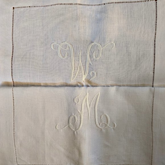 Embroidered NWOT Linen Table Runner (White) - Picture 6 of 8